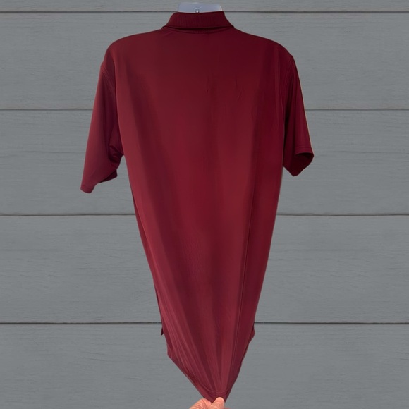 Under Armour Arizona State Sun Devils Polo Shirt Men’s Size - Medium Maroon - Picture 10 of 12